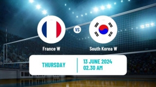 France W - South Korea W | Thu, 13 Jun 2024
