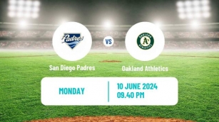San Diego Padres - Oakland Athletics | Mon, 10 Jun 2024