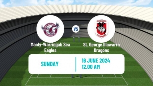 Manly-Warringah Sea Eagles - St. George Illawarra Dragons | Sun, 16 Jun 2024