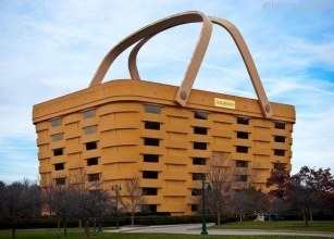 Iconic Basket Building: A Quirky Architectural Marvel
