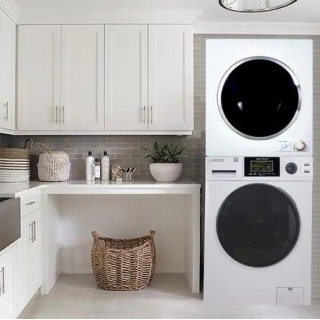 Making Space Where Space Cannot Be Found: Laundry Room!