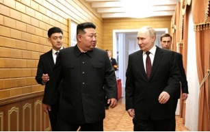 Kim Jong-un Backs Ukraine Invasion as Putin Visits North Korea