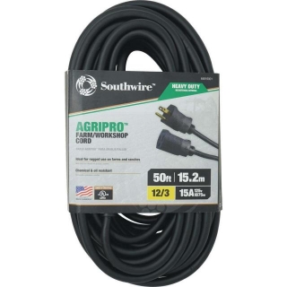 Southwire AgriPro 50 Ft. Heavy-Duty Farm Extension Cord