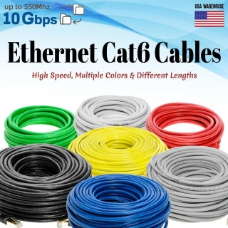 CAT6 Ethernet Patch Cable For LAN Network Devices