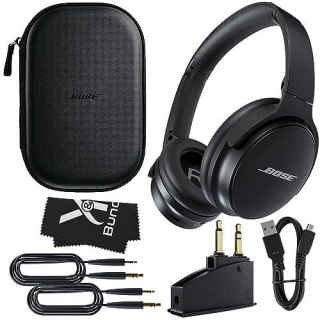 Bose QuietComfort 45 Wireless Noise Cancelling Headphones Bundle