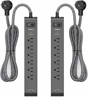 Surge Protector Power Strip With USB Ports & Outlets