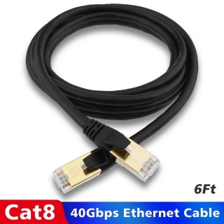 Cat 8 Ethernet Cable For Gaming, Xbox, Modem