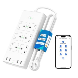 Meross Smart Power Strip With USB Ports, 6 Outlets
