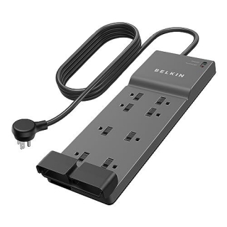 Belkin 8-Outlet Surge Protector Extension Cord, 6-ft