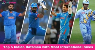 Top 5 Indian Batsmen With Most International Sixes
