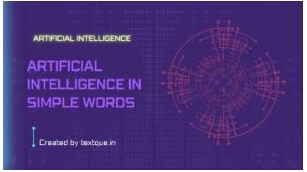 Artificial Intelligence In Simple Words/examples