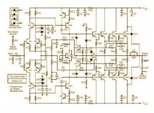 Amplificateur Leach 200W : Circuit Et Explications