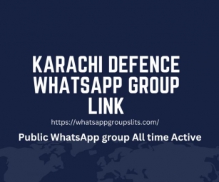 Active Join Karachi Defence Whatsapp Group Link In 2024