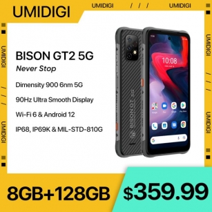 UMIDIGI BISON GT2/ GT2 PRO 5G IP68 Android Rugged Smartphone Dimensity 900 6.5