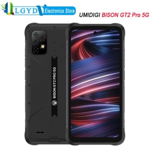 UMIDIGI BISON GT2 Pro 5G Rugged Phone 8GB RAM 256GB ROM 6.5'' Android 12 Dimensity 900 5G Network Octa Core NFC 64MP AI Camera