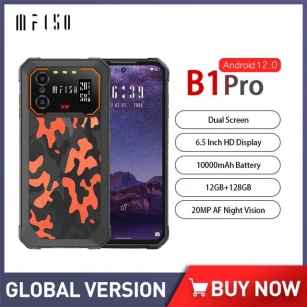 IIIF150 B1 Pro Smartphone Android 6.5Inch FHD+ 10000mAh Rugged Phones 6GB 128GB 20MP Night Vision Camera 48MP NFC Cellular Phone