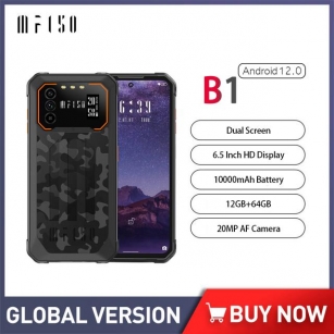 IIIF150 B1 Rugged Smartphone Android 12 Cellphone 6.5 Inch FHD+ Mobile Phone 6GB+64GB 20MP 10000mAh NFC Cellular Phone Low Price
