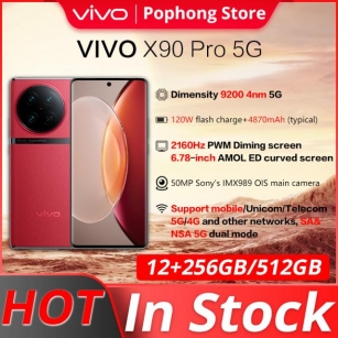 Original VIVO X90 PRO 5G 6.78 Inch AMOLED Dimensity 9200 Octa Core 120W Charge 50W Wireless Charge 50M Camera IP68 NFC