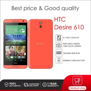 HTC Desire 610 Refurbished Original Unlocked D610 Mobile Phones 4.7inch Cellphone Octa-core 8MP Camera Free Shipping