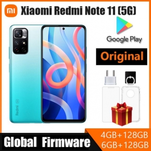 Xiaomi Redmi Note 11 5G Cellphone Networks Xiaomi Smartphone 5000 MAh 6.6inches Dimensity 810 Android 11 Any Color