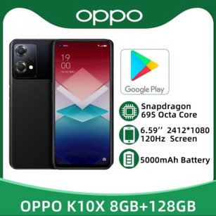 OPPO K10x 5G Snapdragon 695 Octa Core 6.59'' 120Hz Screen 64MP Camera 5000mAh Battery Bluetooth 5.2 67W Charger
