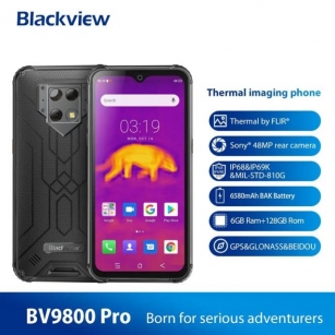 Blackview BV9800 Pro Thermal Imaging Smartphone 6GB 128GB Wireless Charging 6580mAh 48MP Walkie Talkie NFC Mobile Phone