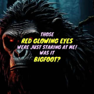 Those RED GLOWING EYES Were Just Staring At Me! Was It BIGFOOT?