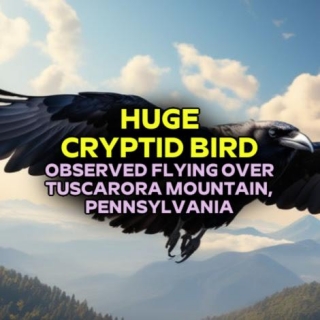 HUGE CRYPTID BIRD Observed Flying Over Tuscarora Mountain, Pennsylvania