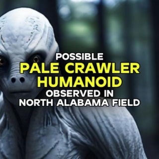 Possible PALE CRAWLER HUMANOID Observed In North Alabama Field