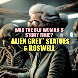 Was The Old Woman's Story True? 'ALIEN GREY' STATUES & ROSWELL