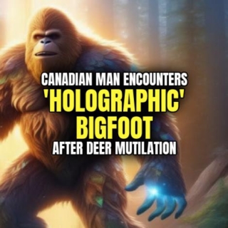 Canadian Man Encounters 'HOLOGRAPHIC' BIGFOOT After Deer Mutilation