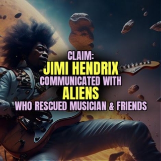 CLAIM: JIMI HENDRIX Communicated With ALIENS Who Rescued Musicians & Friends