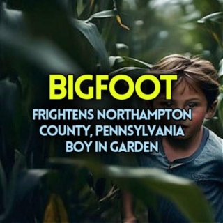 BIGFOOT Frightens Northampton County, Pennsylvania Boy In Garden