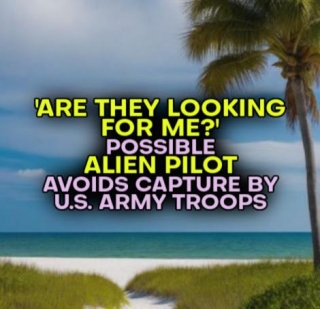 'ARE THEY LOOKING FOR ME?' Possible ALIEN PILOT Avoids Capture By U.S. Army Troops