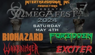 Bay Area Legends FORBIDDEN Annouce OmegAfest Featuring BIOHAZARD, WARBINGER, EXCITER And Five More Bands.