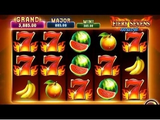 JACKPOT WIN FEATURE WITH FIERY SEVENS EXCLUSIVE | Spadegaming