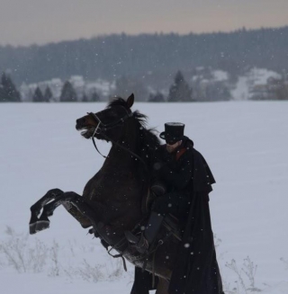 SEE TEASER FOR RUSSIAN TV SERIES VERSION OF FAMOUS MASKED AVENGER ZORRO WHO IS NOW LOST IN 1840'S SNOW COVERED RUSSIA