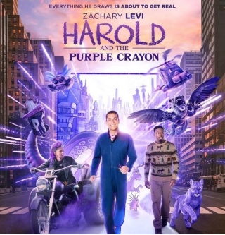 SEE ZACHARY LEVI DO SOME MAGIC IN HAROLD AND THE PURPLE CRAYON FAMILY ADVENTURE MOVIE ADAPTATION