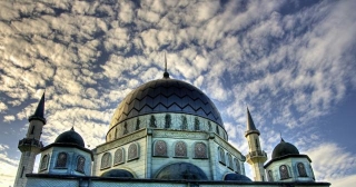 Wallpaper Blue Mosque HD