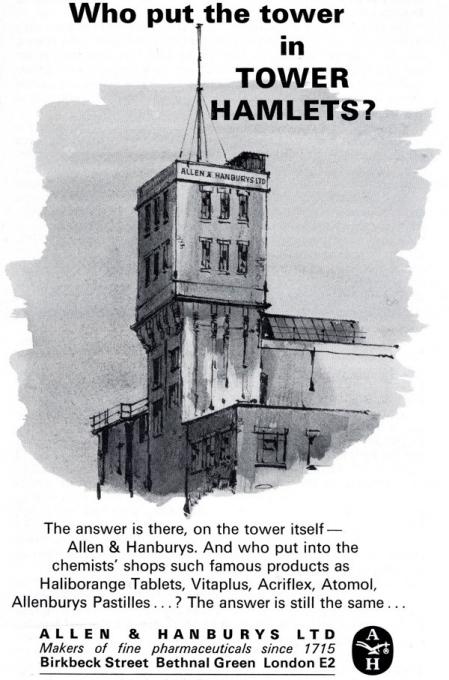 Tower Hamlets Adverts from 1967