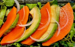 Papaya Salad for Passover