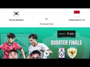 🔴 Live! Indonesia Vs Korea Selatan, Dukung Pasukan Garuda Muda!