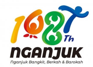 Logo Dan Tema HUT Ke-1087 Nganjuk 2024