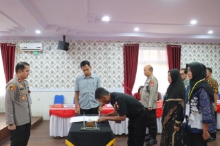 Senkom Mitra Polri Kobar Berkomitmen Jaga Integritas Penerimaan Polri Gelombang II 2024