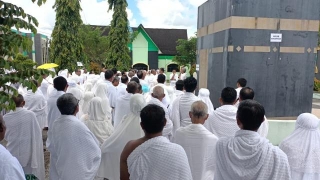 Jamaah Haji Kotim Semangat Ikuti Manasik Umrah Dan Haji Di Islamic Center