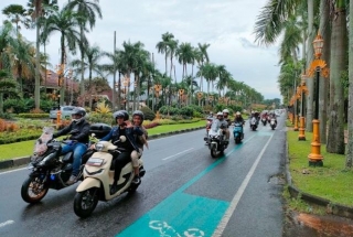 Komunitas Honda Malang Seru-seruan Bareng Stylo 160