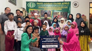 Karyawan MPM Honda Jatim Berburu Berkah Ramadan Melalui Employee Volunteering