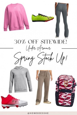 Spring Sports Stock-Up Sale At Under Armour