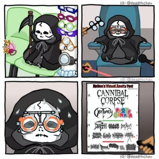 Death Gets An Eye Test [Comic]