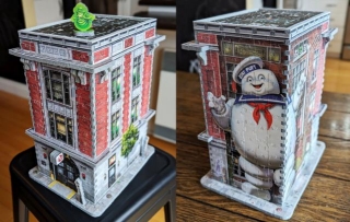 Wrebbit 3D Haunts Puzzlers With Ghostbusters Firehouse Headquarters 3D Puzzle
